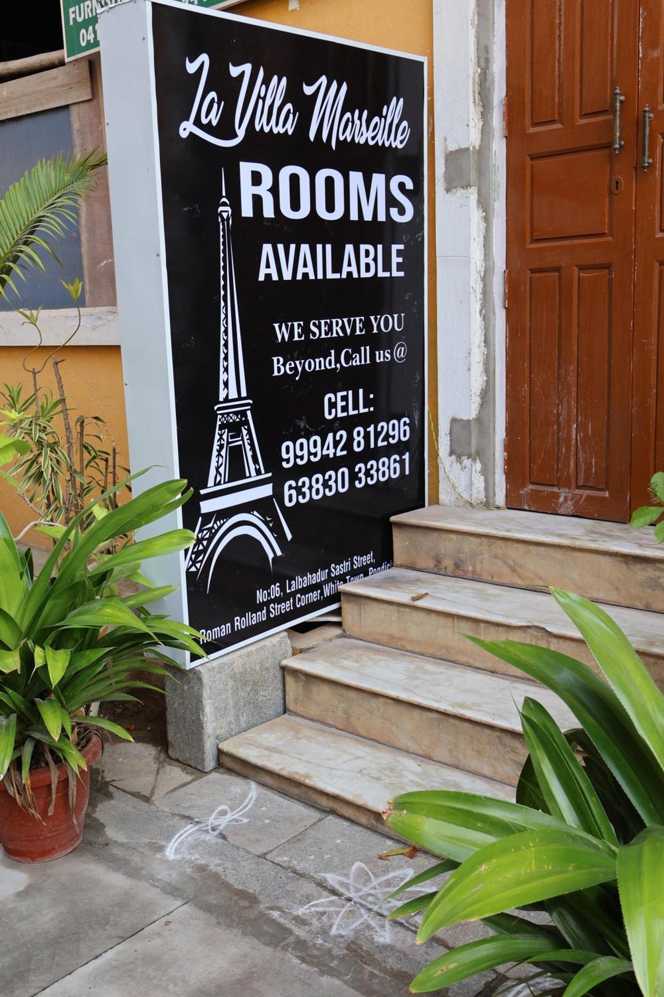La Villa Marseille Pondicherry Esterno foto