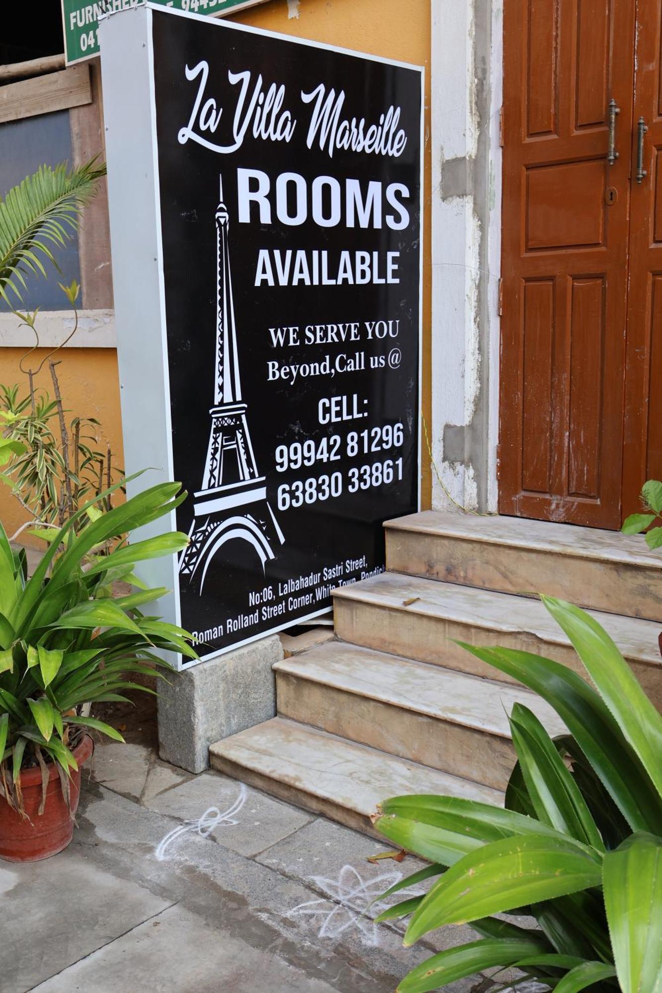 La Villa Marseille Pondicherry Esterno foto
